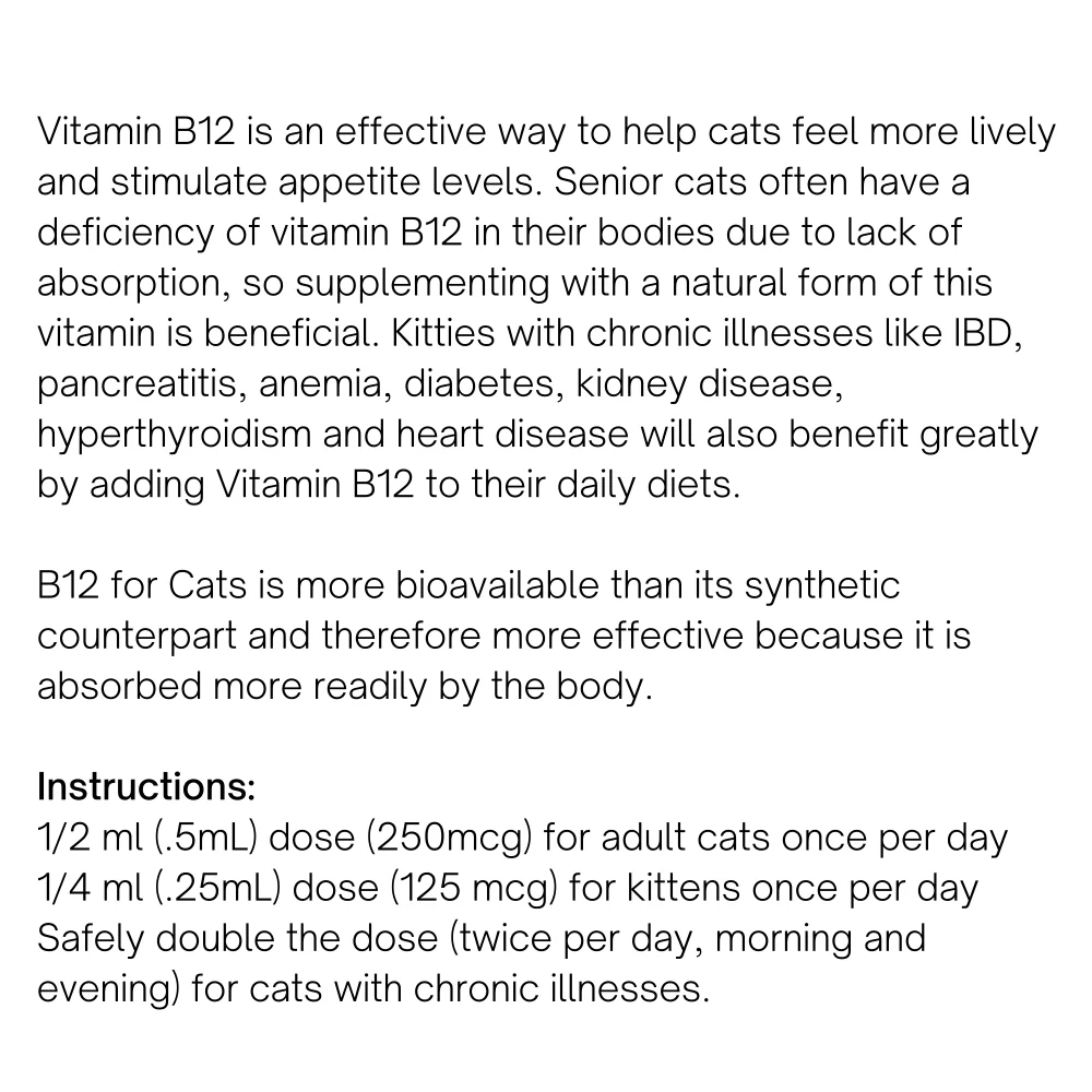 B12 For Cats Dietary Supplement - Image 5