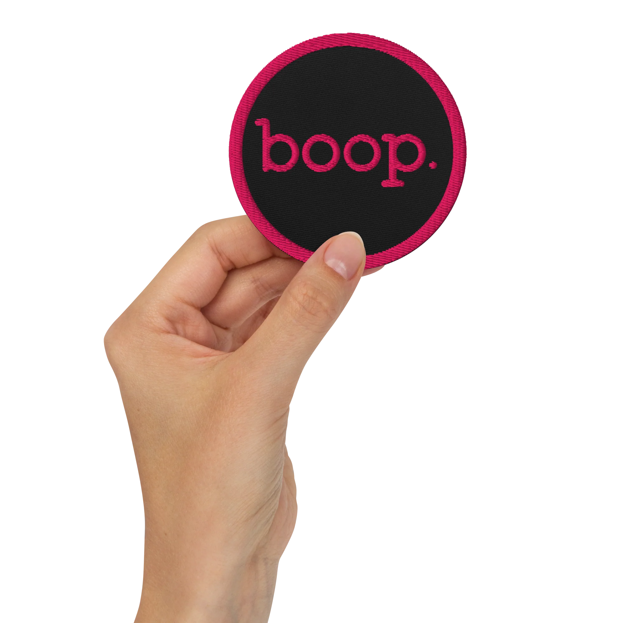 boop Embroidered Patch, Circle - Jackson Galaxy - Image 3