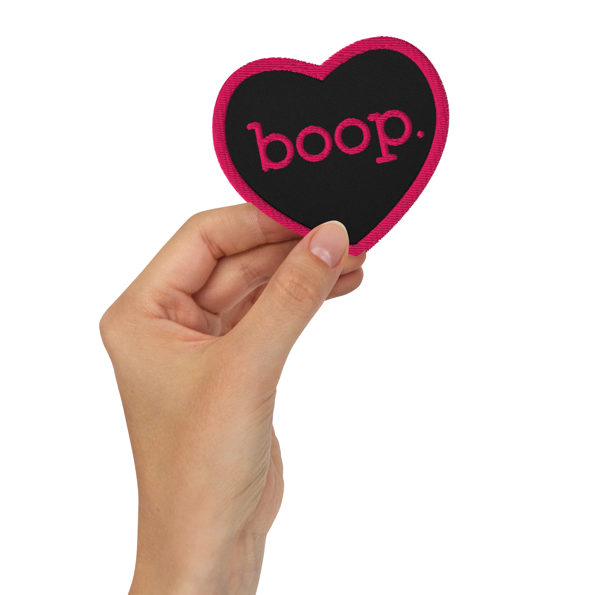 boop Embroidered Patch, Heart - Jackson Galaxy - Image 3