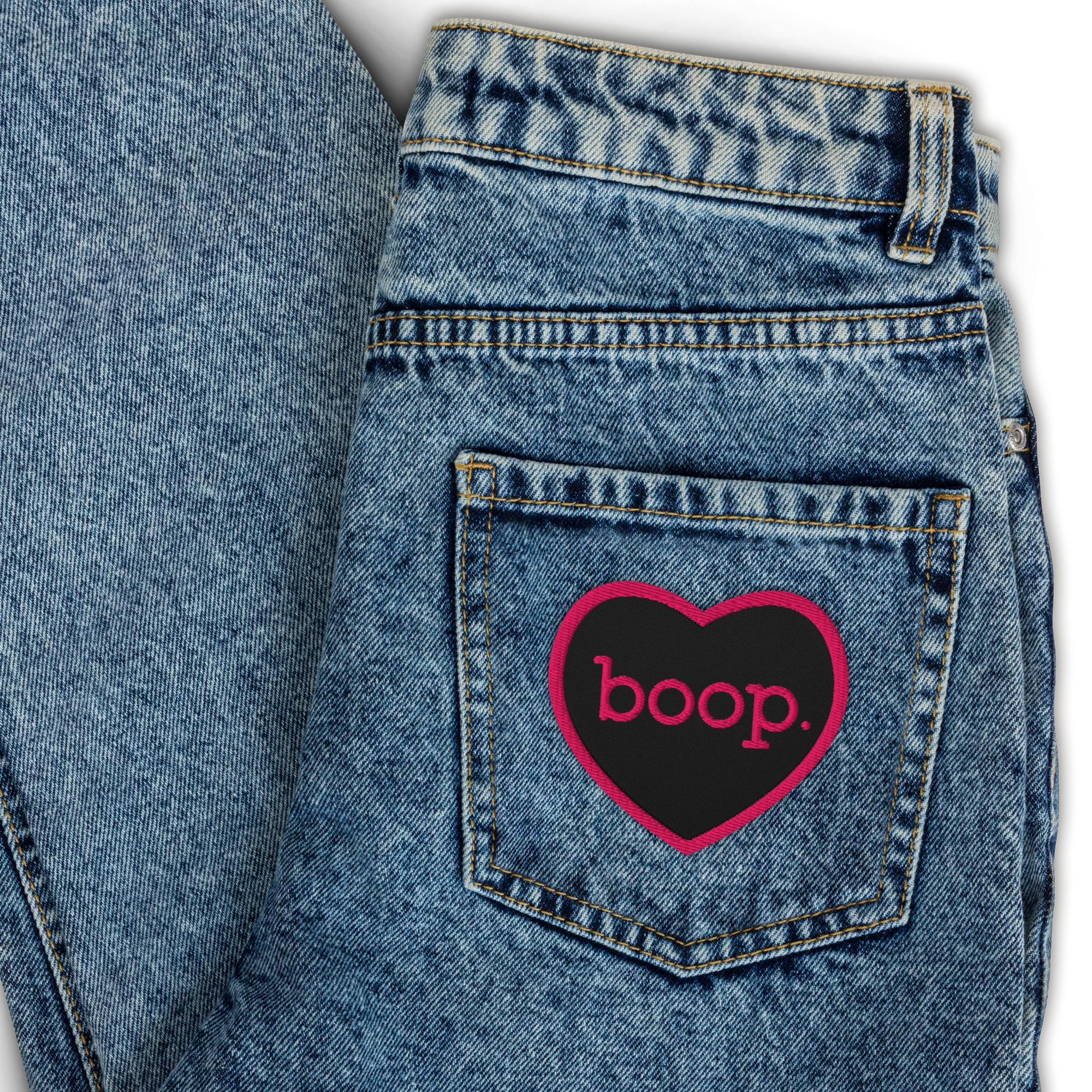 boop Embroidered Patch, Heart - Jackson Galaxy - Image 5