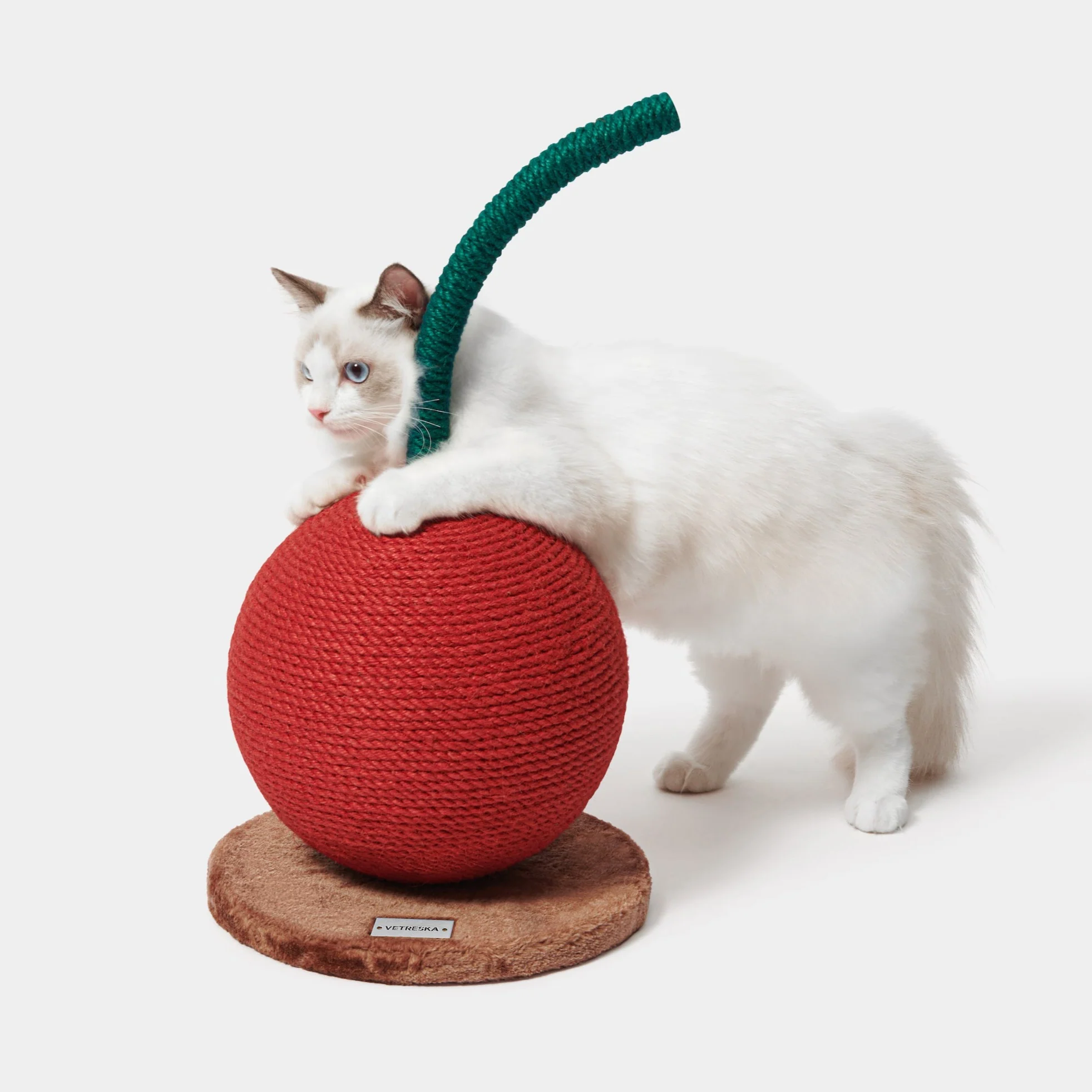 Cherry Cat Scratching Ball by Vetreska - Image 4
