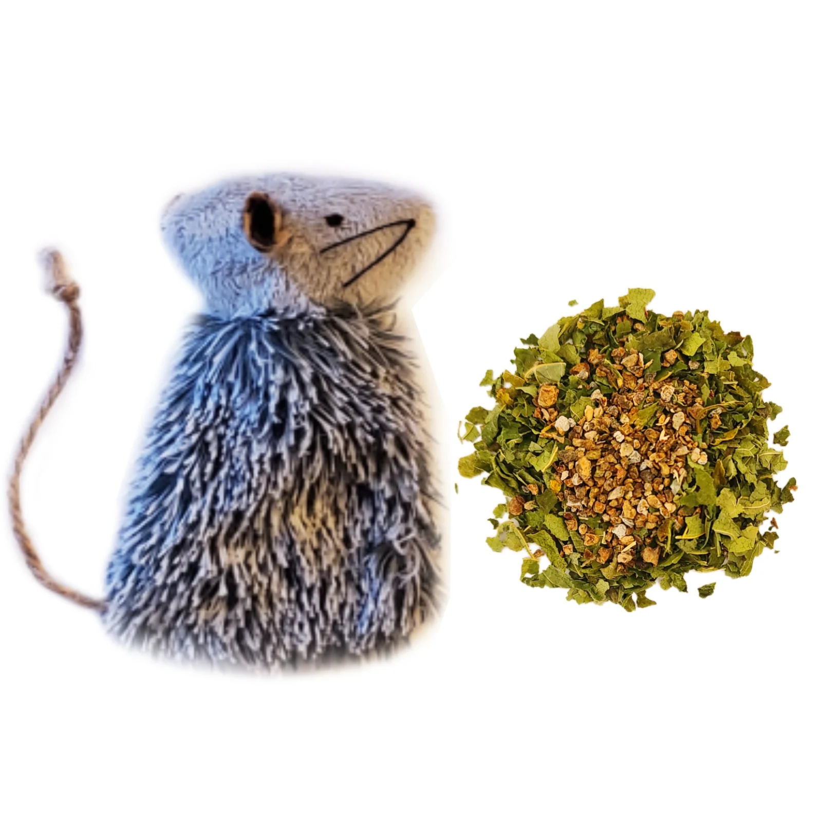 Silvervine & Catnip Alternative Blend - 2 Pack Refillable Mice (catnip free!) by Space Kitty Express - Image 4