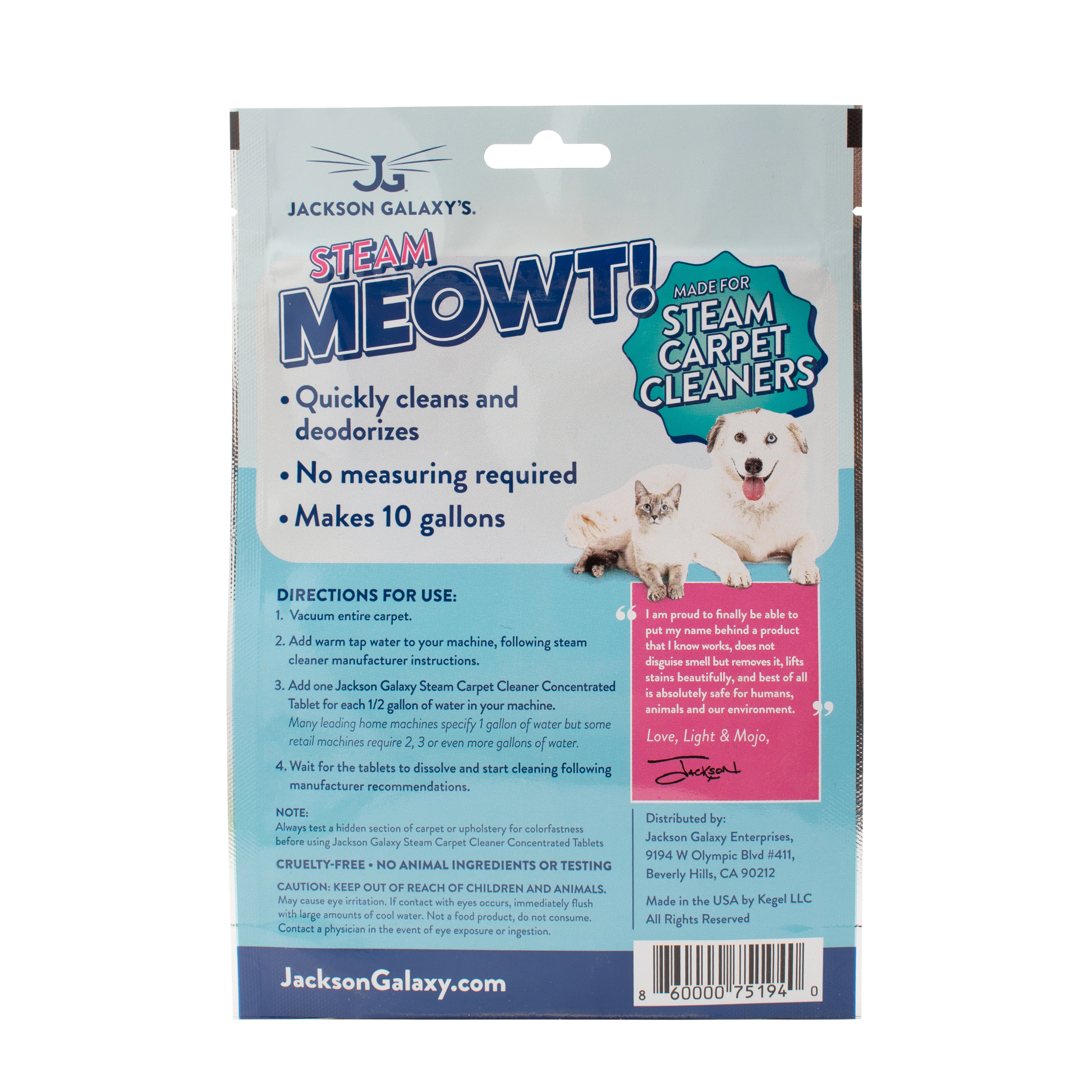 Steam Meowt! Stain & Odor Carpet Cleaner (20-pack) - Image 4